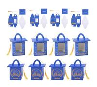 Graduation Party Candy Box, 12-Piece Happy Grad Container with Tassel, Grad Party Treat Boxes with Clear Window, for College High School Students Classmates