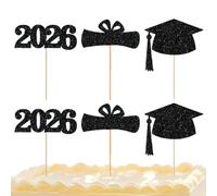 Graduation Picks Centerpieces - Set | Flower Stakes - 2026 Graduation Picks Centerpieces - Practical Tool for Buffet and Decoration for School Activities Safe Accessories
