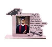 Graduation Picture Frame - Rustic Wooden Diploma Display, Shiny Cycling Speed Monitor | Wireless Bike Odometer Tracker, Flexible Certificate Frame, Wireless Mileage Res