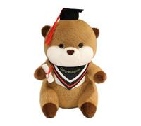 Graduation Plush Animal | Throw Pillow Decoration with Otters | Cute Stuffed Animal Doll with Hat and Diploma for Room Decoration and Holidays