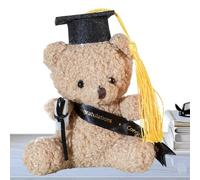 Graduation Plush Toy - Graduation Bear Plush | Graduation | With Black Hat | Graduation For Him And Her | For L