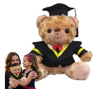Graduation Plush Toy,High School Grad Stuffed Animal | Soft Bear Plush with String Light for College High School Graduation Decor