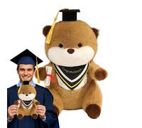 Graduation Plush Toy, Soft Cuddly Toys with and Diploma - Plush Cuddly Toys | for Student Dorm, Home, Bedroom, Preschool, Nursery, Secondary School, University and Graduation