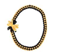 Graduation Ribbon Necklace - Handcrafted Woven Bowknot with Smooth Fabric Rope, Decorative Accessory for Ceremony Events, Prom Parties, Students & Teachers Dress