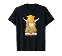 Graduation Scottish Highland Cow T-Shirt