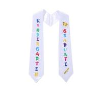 Graduation Stoles in Graduation Subject Matters - Sash Prek' Kindergarten | Kids Unisex Kids Sin Satin Cape | Double Layer Printed Ribbon | Mass Ceremony Shoulder | Belt