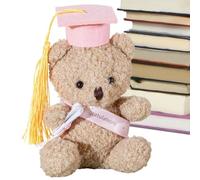 Graduation Teḋdy Bėar - 5.1 Inch Stuffed Doll With Hat & Certificate | Soft Plush Keepsake For Kindergarten, School & University Graduates | Cute Graduation Gift Boys & Girls