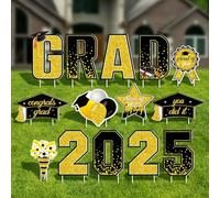 Graduation Yard Signs, Class of 2025 (gold)