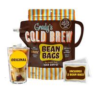 Grady's Cold Brew Coffee, The Spouch with 2 (2oz) Bean Bags + 1 Spouch Pour Bag, 4 (12oz) Servings (Regular)