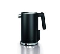 Graef 1.2L Kettle, 360 Swivel Base, Overheat Control, Auto-Shut Off, Filter Coffee Function, 2015W - Stainless Steel Black