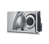 Graef Mytiny Multi-Function Foldable Slicer For Meat, Cheese, Bread, Vegetables, Ultra-Compact, Folding Function, 170W - Silver