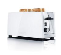 Premium Large 4 Slice Toaster, 4 Heating Elements, Satefy Shut-Off, 1380W Graef White One Size