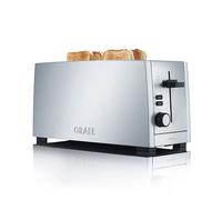 Premium Large 4 Slice Toaster, 4 Heating Elements, Satefy Shut-Off, 1380W Graef Metallic Silver One Size