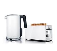 Graef White Kettle & 4 Slice Toaster Set