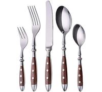 GRÄWE Tableware NüRNBERG, Forged, Stainless Steel, 30-teilig INKL. Kuchengabeln Braun