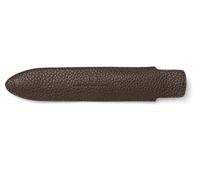 Graf von Faber-Castell 118746 Pencil Case for 1 Writing Instrument, Cashmere, Dark Brown