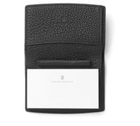 Graf von FABER-CASTELL 118759 - Notepad Case Cashmere Black with Notepad, Pen Loop and Compartments