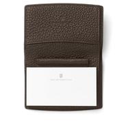 Graf von FABER-CASTELL 118760 - Notepad Case Cashmere Dark Brown with Notepad, Pen Loop and Compartments