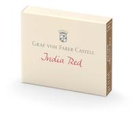 Graf von Faber-Castell 6 Ink cartridges: India Red