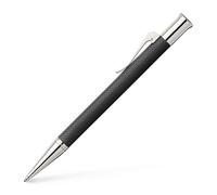 Graf von Faber-Castell Ballpoint Pen, Oil-based Ink, Guilloche Pattern, Black, 1