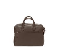 Graf von Faber-Castell zip two-compartment briefcase - Brown OS