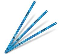 GRAFF Hacksaw Blades 12 Inch for Metal cutting - 300mm Hacksaw Blades 24 tpi - Handsaw Blades Replacement Bi-Metal HSS - Pack of 3
