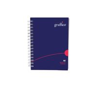 Graffico Hard Cover Wirebound Notebook 160 Pages A6 5000465