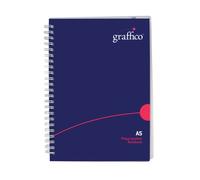 Graffico by 5 Star Polypropylene Wirebound Notebook 140pg A5 EN08822