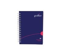 Graffico by 5 Star Polypropylene Wirebound Notebook 140pg A6 EN08826