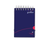 Graffico Polypropylene Wirebound Notepad 140 Pages A7 EN13139