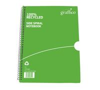 Graffico by 5 Star Recycled Wirebound Notebook 100p A5 (Pack of 10) EN10994