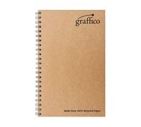Graffico by 5 Star Recycled Wirebound Notebook 160p A5 (Pack of 10) EN07341