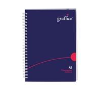 Graffico Polypropylene Wirebound Notebook 140 Pages A5 500-0505