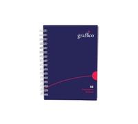 Graffico Polypropylene Wirebound Notebook 140 Pages A6 500-0506