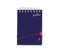 Graffico Polypropylene Wirebound Notepad 140 Pages A7 EN13139