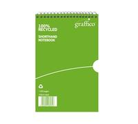 Graffico Recycled Shorthand Notebook 160 Pages 203x127mm 9100037