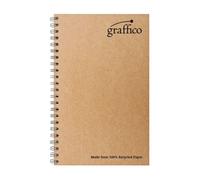 Graffico Recycled Wirebound Notebook 160Pg A5 (Pack of 10) EN07341