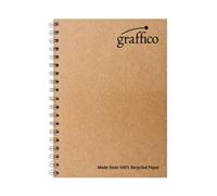 Graffico Recycled Wirebound Notebook 160Pg A4 (Pack of 10) EN07340
