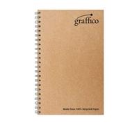Graffico Recycled Wirebound Notebook 160Pg A5 (Pack of 10)
