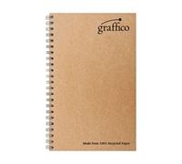 Graffico Recycled Wirebound Notebook 160Pg A5 (Pack of 10) EN07341