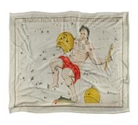 Graffitee Studios Vintage Aquarius Supersoft Blanket Multicoloured (60In X 50In)