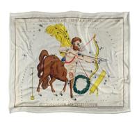 Graffitee Studios Vintage Sagittarius Supersoft Blanket Multicoloured (One Size)