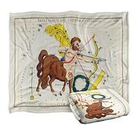 Graffitee Studios Vintage Sagittarius Zodiac Silky Touch Super Soft Throw Blanket 152 X 127 cm