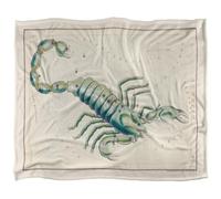 Graffitee Studios Vintage Scorpio Supersoft Blanket Multicoloured (One Size)
