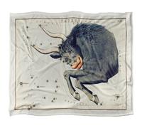 Graffitee Studios Vintage Taurus Supersoft Blanket Multicoloured (One Size)