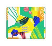 Graffiti Abstract Texture Multi-Size Rubber-Edged Gaming Mouse Pad (Landscape) â€“ Full-Print, Eco-Friendly 100% Polyester Surface With 3mm Non-Slip Rubber Base For Office, Study & Pc/Console Use