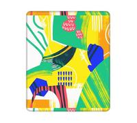 Graffiti Abstract Texture Non-Slip Rubber Gaming Mouse Pad 10x12 Inches (Vertical Layout) â€“ Premium Full-Print, Eco-Friendly Polyester Top With High-Grip Rubber Base For Office, Study & Pc Gaming