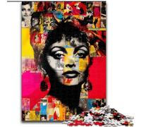 Graffiti Art Adult Puzzles 1000 Pieces, Learning Educational Toys Family Games with Matching Poster And Trivia Sheet (26x38cm)