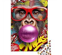 Graffiti Art Alphabet 1000 Piece Jigsaw Puzzle Paper Jigsaw Puzzle for Adults Colourful Letters Family Relaxation Gift 52x38cm/1000pcs