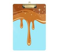 Graffiti Art Brown Blue clipboard pt Acrylic Cute for Soccer Truck Driver Size 9 x 12 Gold